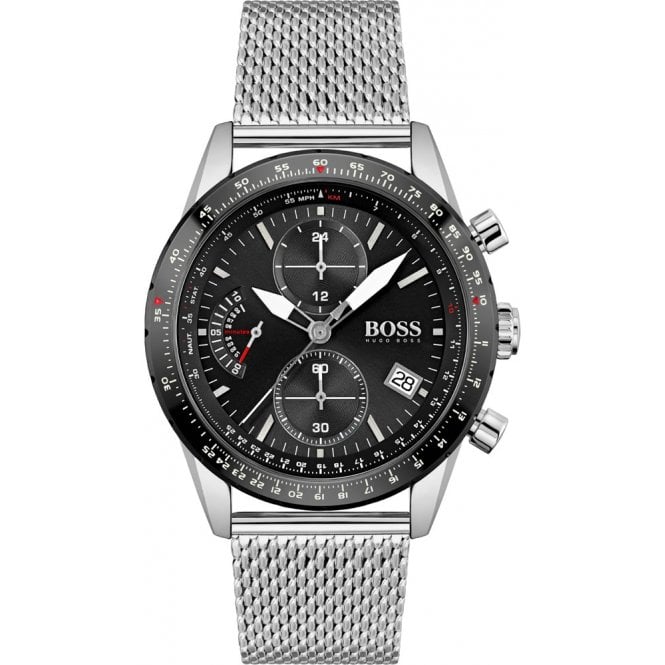 Hugo Boss Men's Chronograph Pilot Edition Stainless Steel Watch - 1513886